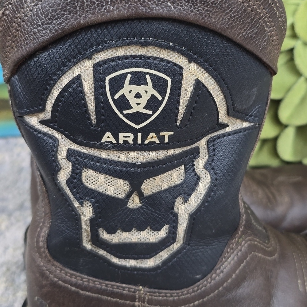 Ariat Boots Youth Sz 2 Workhog XT Vented Bold Wiggle Room Leather - Picture 7 of 16